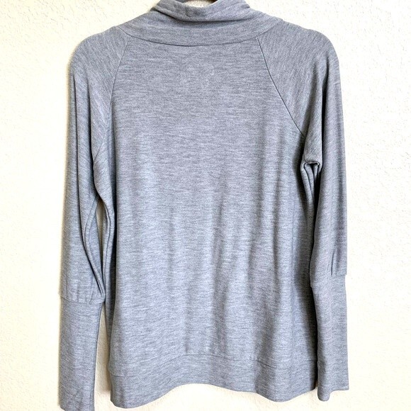Chaser grey sweatshirt cowl neckline kangaroo pocket sweatshirt size S - Picture 2 of 8